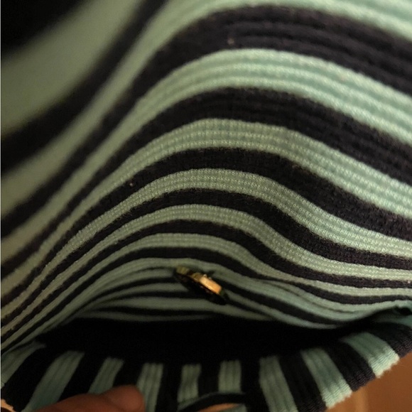 Lilly Pulitzer Striped Turquoise and Black Dress Sz S EUC!! - Picture 7 of 14